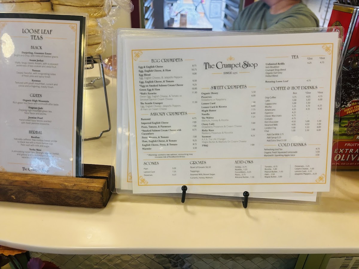 The Crumpet Shop Menu - Image 4